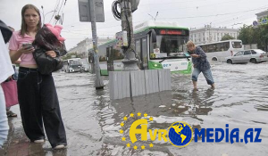 Moskvanı sel suları basdı