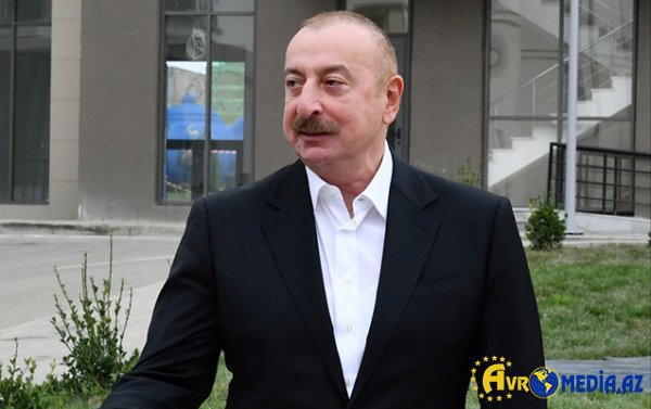 Prezident Tərtərə getdi