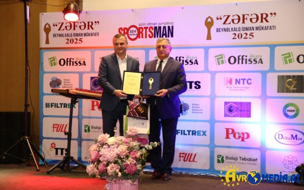 İlkin Fikrətoğlu “Zəfər” mükafatına layiq görüldü