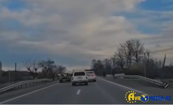 Sərxoş sürücü Bakı–Şamaxı–Yevlax yolunda təhlükə yaratdı