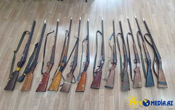 Qanunsuz saxlanılan silah-sursat aşkarlandı