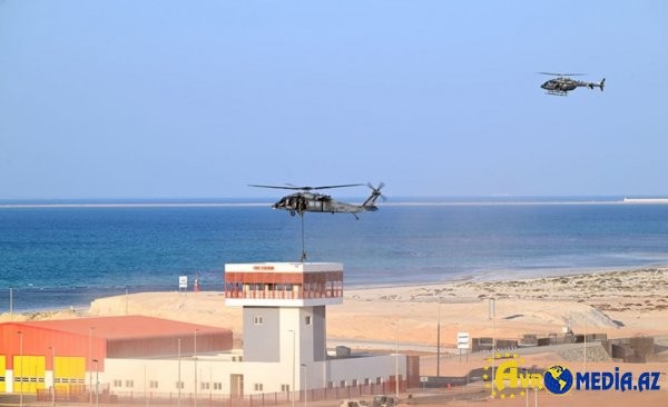 Azərbaycan və BƏƏ hərbçiləri təlim məşqində