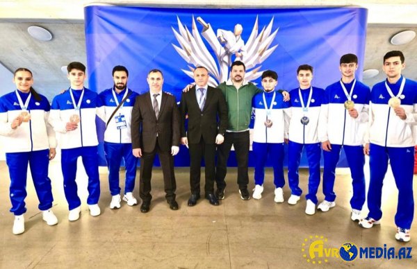 Azərbaycan karateçiləri Avropa birinciliyində altı medal qazanıblar