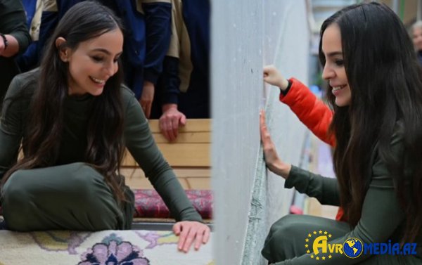 Leyla Əliyevadan tarixi xalçaya ilmələr