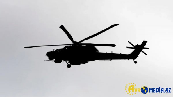 Rusiyada helikopter sərt eniş etdi