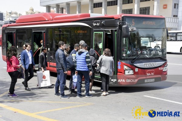 Bakıda 8 marşrutun hərəkət sxemi müvəqqəti dəyişdirilir