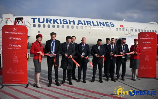 THY İrəvana uçuşlara başladı