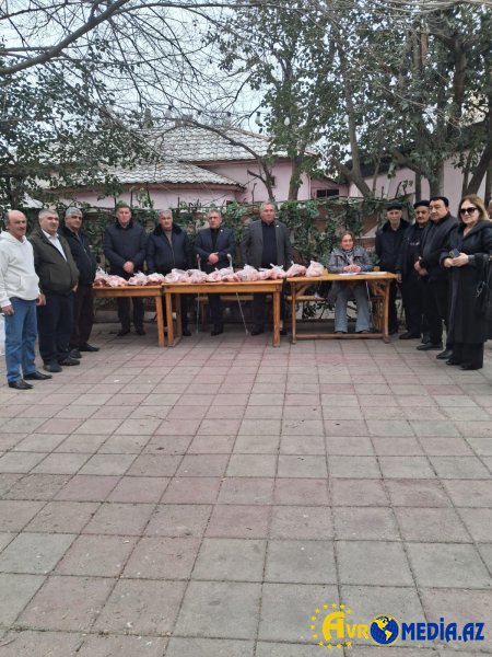 Şəhid ailələri və qazilərə bayram sovqatı