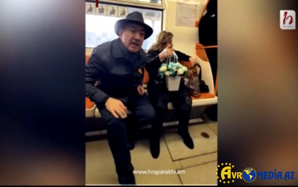 Paşinyan metroda sərnişinlə Qarabağla bağlı mübahisə etdi - Video