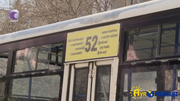 52 saylı marşrut xəttində avtobusların sayı azdır – ŞİKAYƏT VİDEO