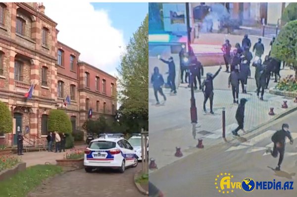 Parisdə bələdiyyə binasına hücum edildi