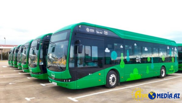 Bakıya yeni elektrobuslar gətirilib