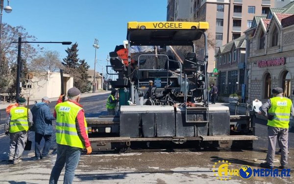 Suraxanıda növbəti küçə asfaltlanır.