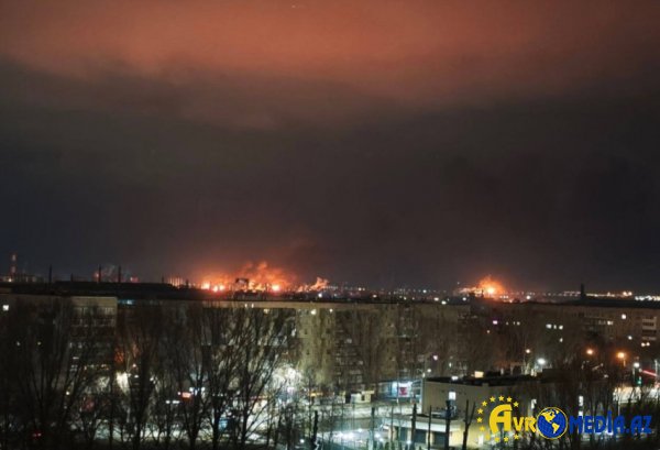 Ukrayna Rusiyada iki kimya zavoduna dronlarla zərbə endirib.