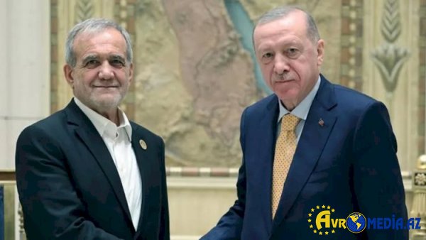 Ərdoğanla Pezeşkian arasında telefon danışığı oldu.