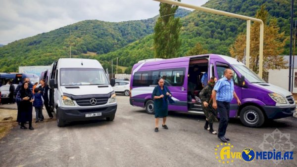 Ağdərə və Xocalıya növbəti köç karvanları yola salındı