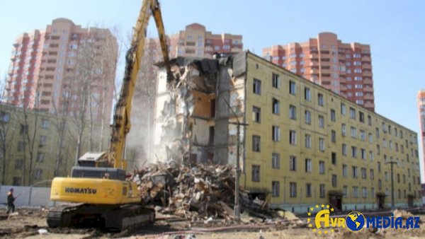 Bakıda plana düşən evlər: 3500 manata qədər kompensasiya