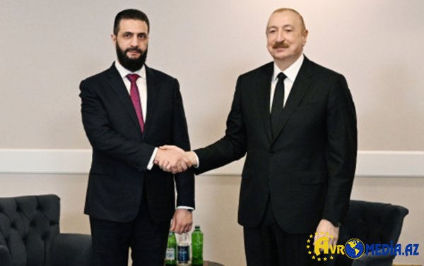 Əliyevlə Şaraa görüşdü...