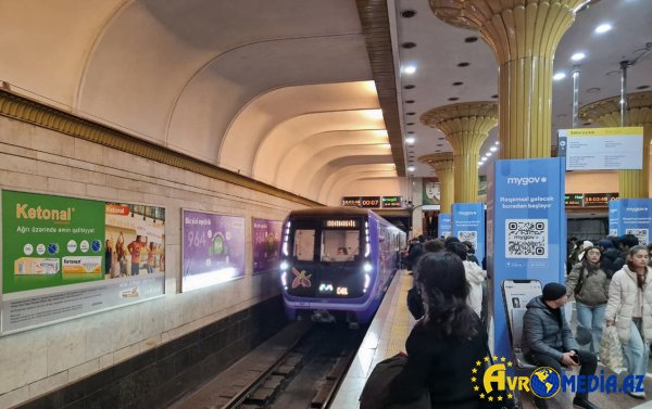 Metroda qatarların hərəkəti tam bərpa olundu