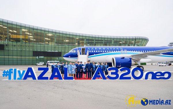 AZAL-ın donanmasına daha bir “Airbus A320neo” əlavə olundu