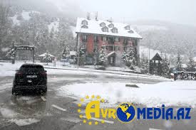 Mayın ortasında qar yağdı