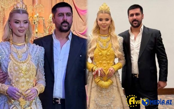 Gəlinə çəkisi qədər qızıl taxıldı