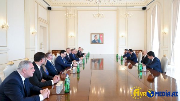 İlham Əliyev Slovakiya Milli Şurası sədrini qəbul etdi.