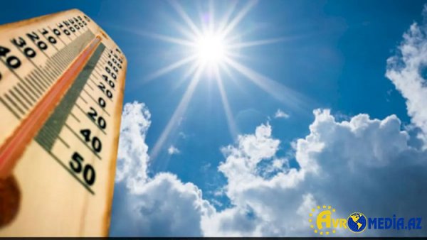 Qızmar istilər başlayır: Bu gün temperatur 30 dərəcə olacaq