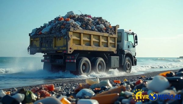 BMT rəsmisi: "Hər gün 2 milyondan çox yük maşını okeana zibil atır"
