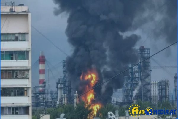 Bir neçə PUA Moskva Neft Emalı Zavoduna hücum edib