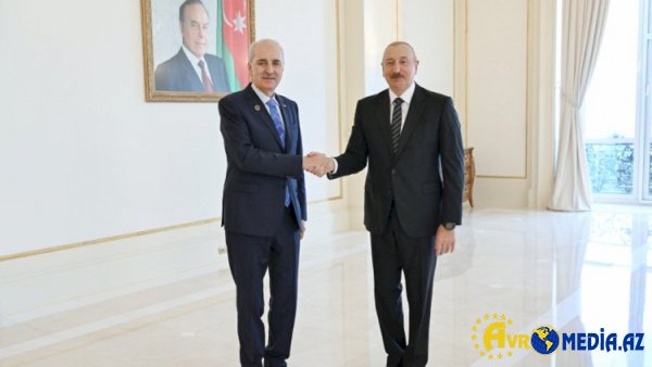İlham Əliyev Türkiyə nümayəndə heyətini qəbul etdi