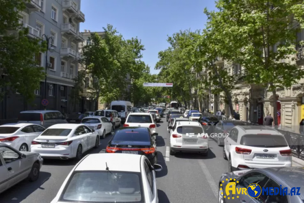 Bakıda bu yollarda sıxlıq var - SİYAHI