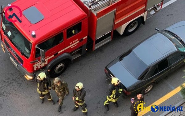 Bakıda yaşayış kompleksində yanğın