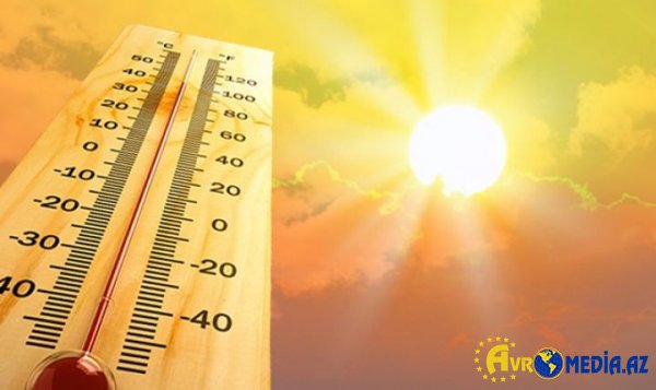Sabah Azərbaycanda 38 dərəcə isti olacaq