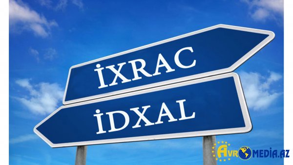 Azərbaycana idxalat kəskin şəkildə azalıb